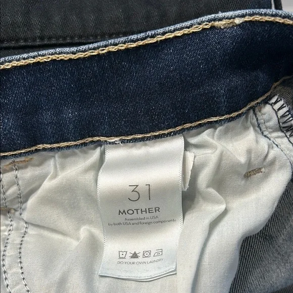 Mother The Hustler Ankle Fray Jeans - Picture 3 of 5